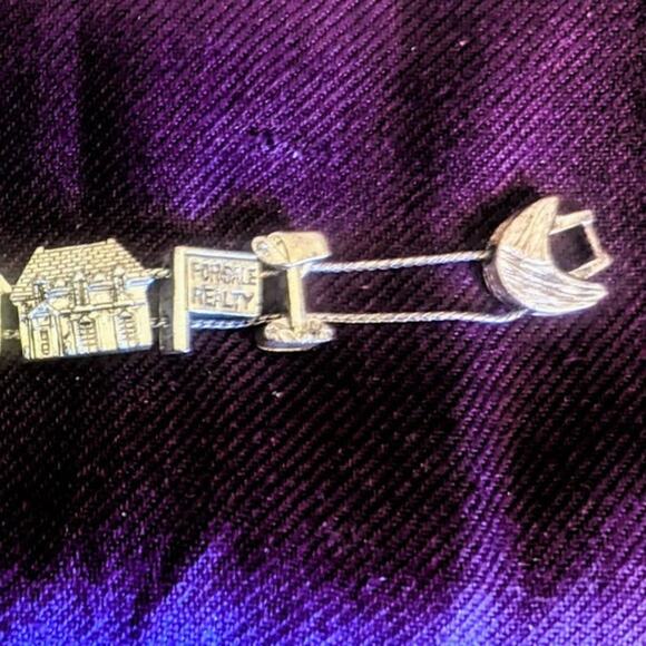 Vintage BG Slide Charm Realtor Bracelet 7 1/2" - Picture 7 of 9